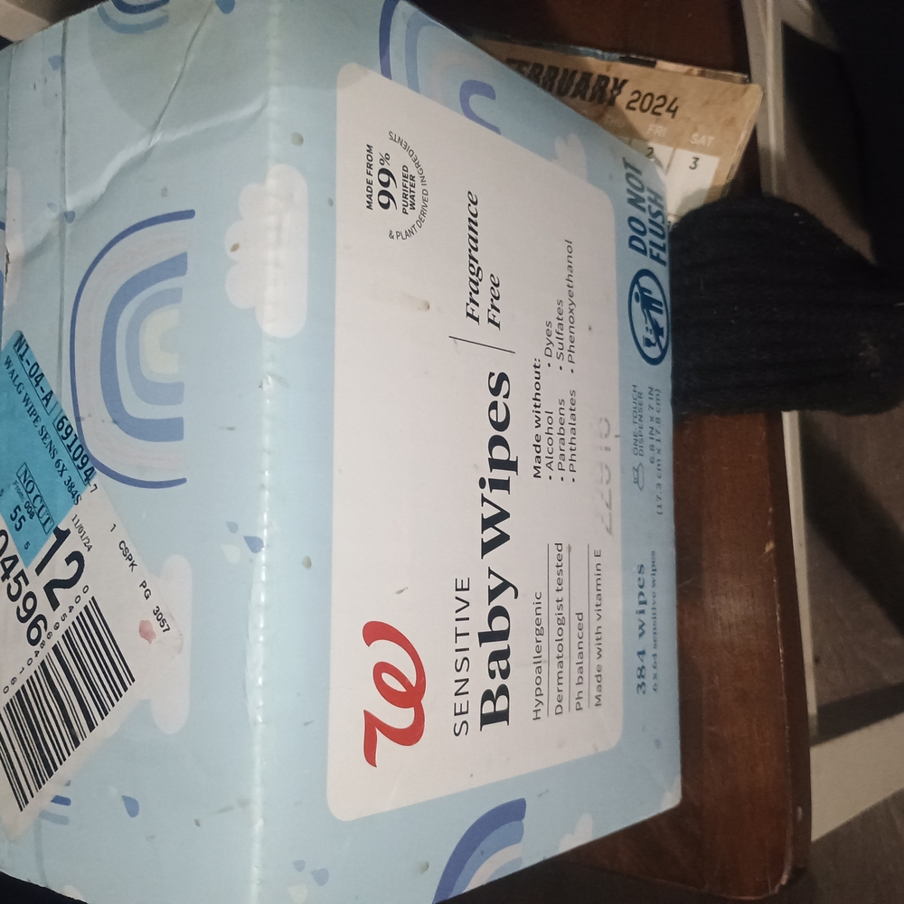 Walgreens Sensitive Baby Wipes